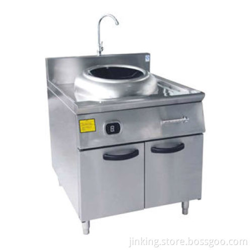 12kW free standing single-wok induction hob, 380 to 460V voltage